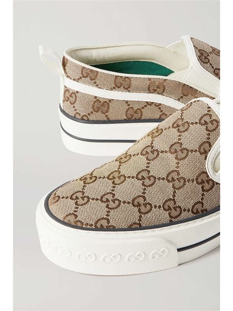 gucci pink slip on shoes|gucci sneaker 1977 slip ons.